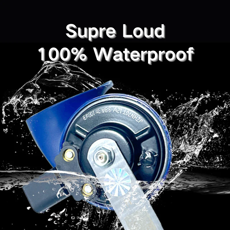 KAION Waterproof Car Horn For TESLA MODEL 3/MODEL Y High Tone&Low Tone car siren horn car air horn waterproof horn