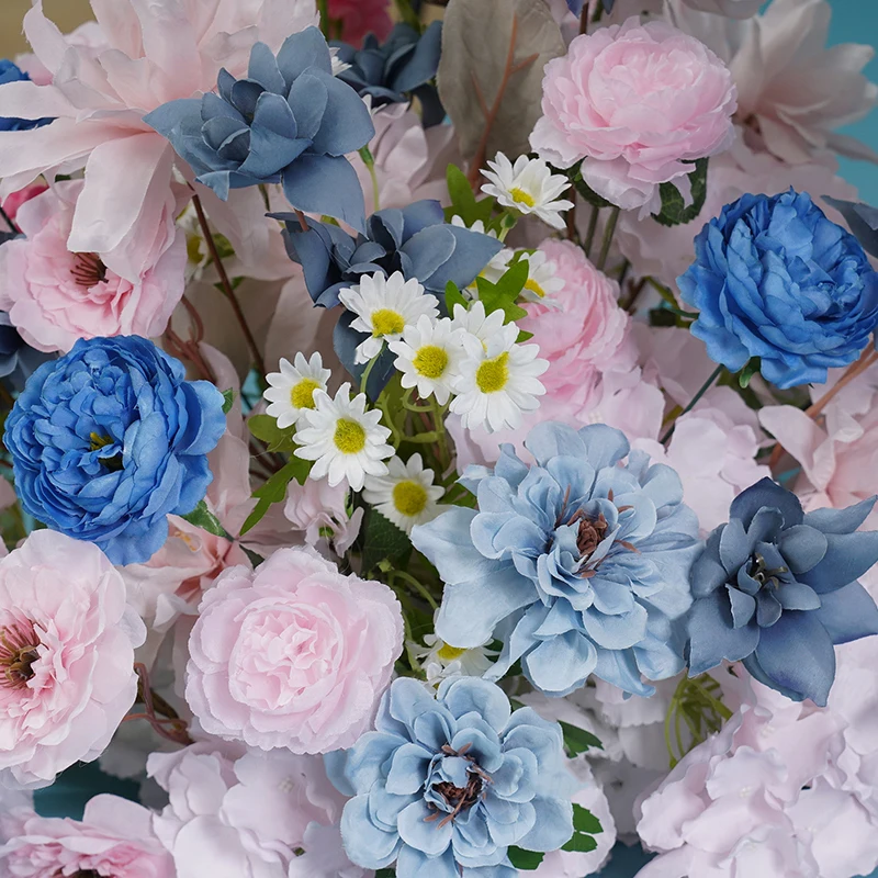 InMemory Love In Bloom Fotohintergrund – 1,8x1,2 M, Rosa Blumen, Für Hochzeit, Babyparty, Boho-Deko