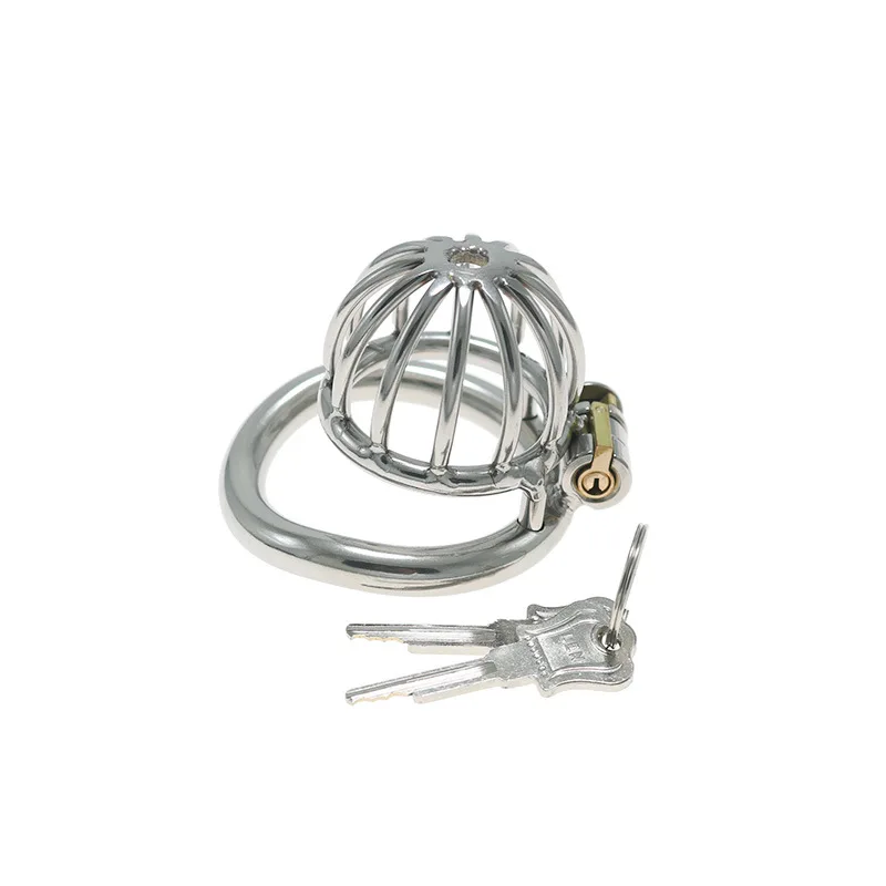 Chastity Seller Stainless Steel Micro Best Device Male Penis Cage Lock Stealth Penis Sextoy Small Chastity Prison Ring BDSM With