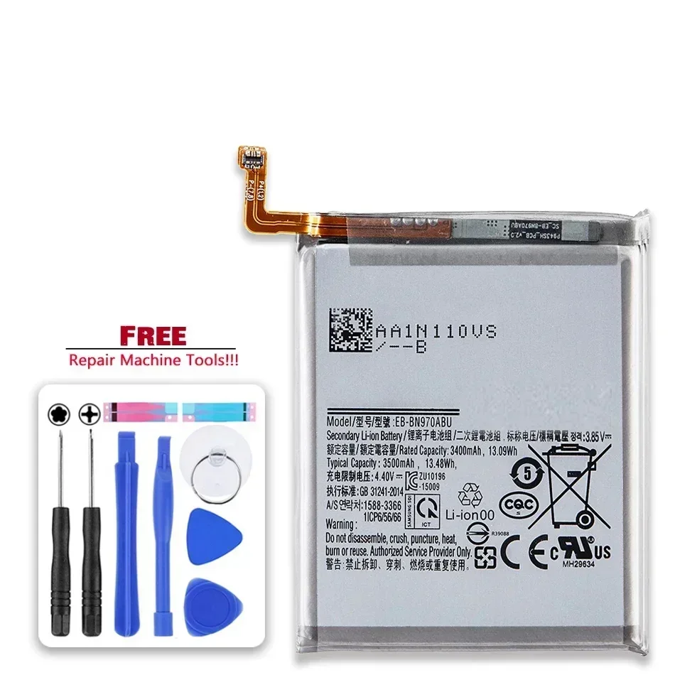 Batteria Eb-Bn970Abu 3500Mah Per Samsung Galaxy Note 10 Note X Note10 Notex Note10 5G Batteria Per Cellulare