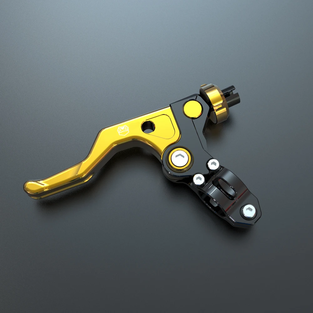 CNC Aluminum Short Stunt Clutch Lever Easy Pull Cable Wire Adjuster