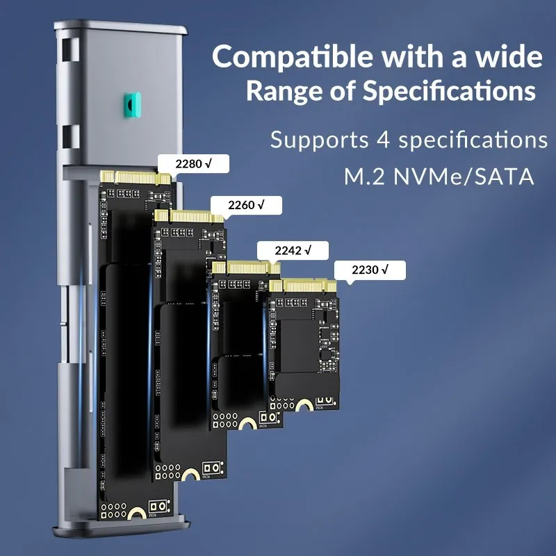 Phixero 10GBPS  PORTOCON SSD NVME M.2 Ŭ SSD  USB  NGFF SATA ܺ ̽ C  C HD 丮 ڽ