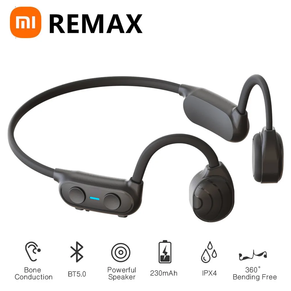 Беспроводные наушники Xiaomi Remax TWS Bluetooth с костной проводимостью гарнитура IP56