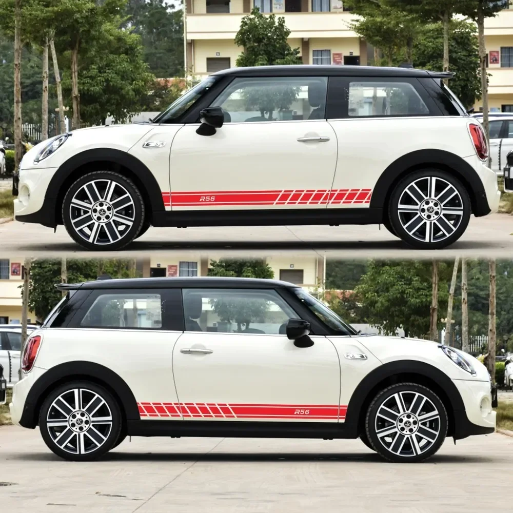 Adesivo Auto Banda Laterale Racing SPORT Tuning Racing Strisce Decalcomanie Auto - Foto 8