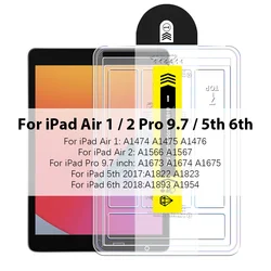 Premium Tempered Glass Screen Protector for iPad - Enhanced Clarity and Protection (Air 1 2 Pro 9.7)