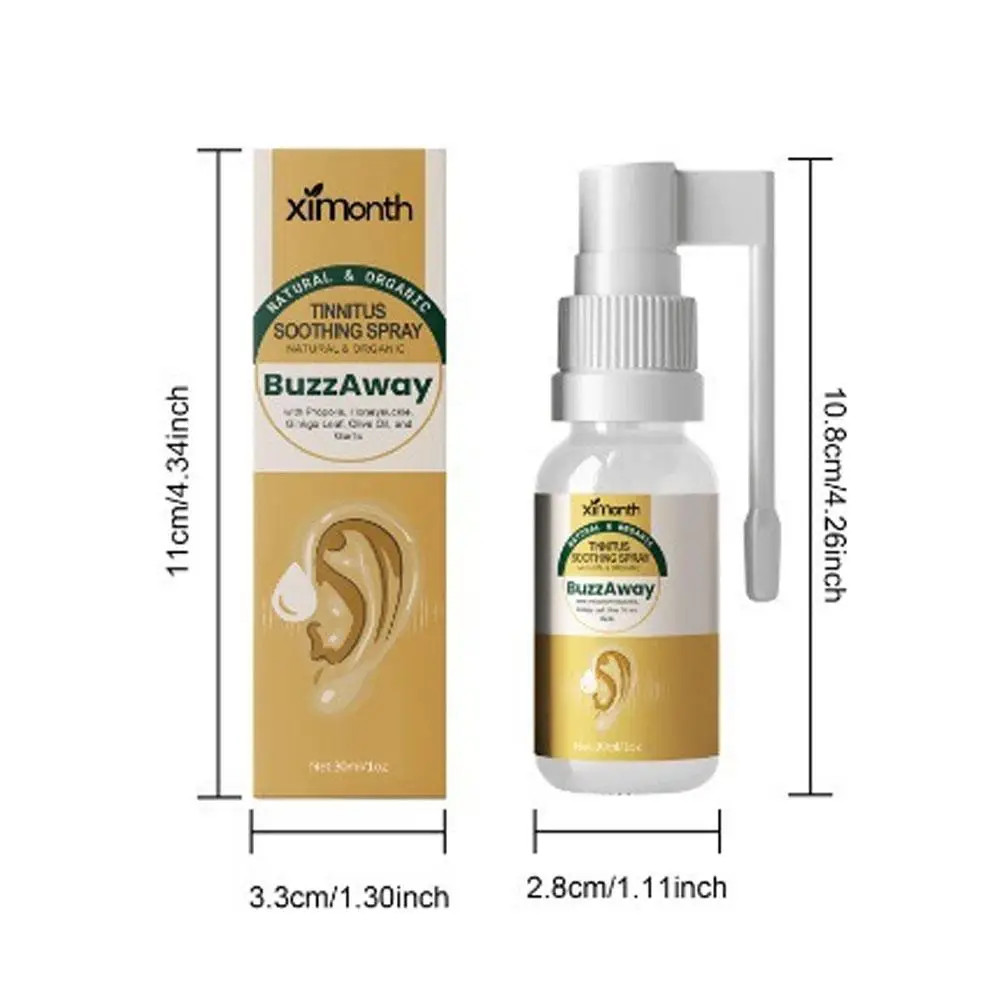 Description Picture 3 of item30ml Propolis Tinnitus Spray Relieving Health Tinnitus Deafness Care Health Fluid Treatment Ear Otitis Ear Swelling J9T0