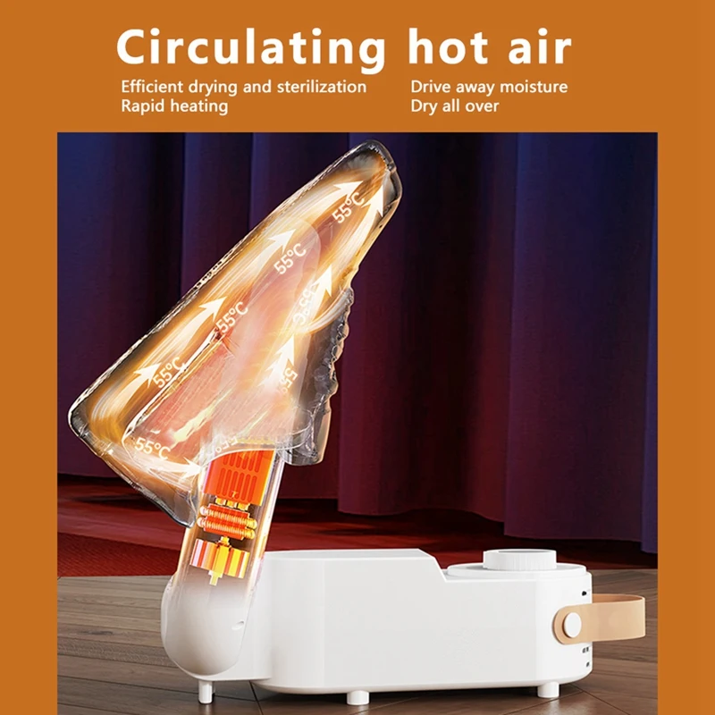 A16F-Intelligent Timer Shoe Dryer Adjustable Dryer Quick Drying Deodorizing Sterilizing Shoe Household Heater