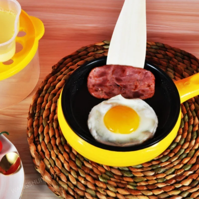 Mini Household Electric Frying Pan Skillet Fried Eggs Boiler Steamer Non-Stick Fried Steak Pancake Omelette Breakfast Maker 3