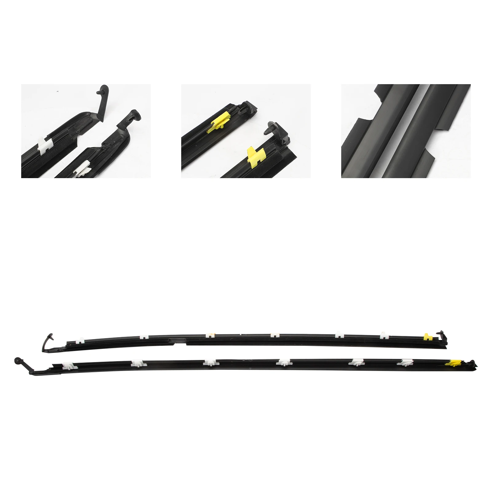 Weatherstrip Seal Left and Right Side Fit for Mazda Miata 1990-1997 1999-2005 Convertible OE NA01-58-810F,NA01-59-810F