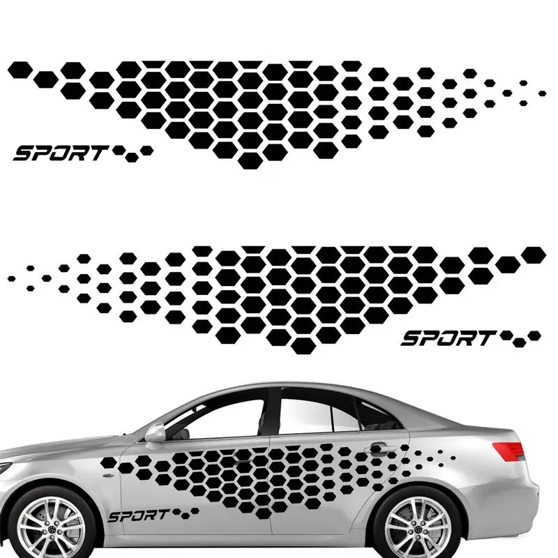 

Наклейки для кузова автомобиля и графика, наклейки на автомобиль, линия талии, латте, автомобильная наклейка, водонепроницаемая, защита от солнца, Решетчатая конструкция, сильная адгезия