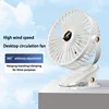 Xiaomi 8000mAh Clip-on Fan 5 Speed Quiet Rechargeable Desktop Portable Air Circulator Wireless Fan With LED Light Camping Home 5
