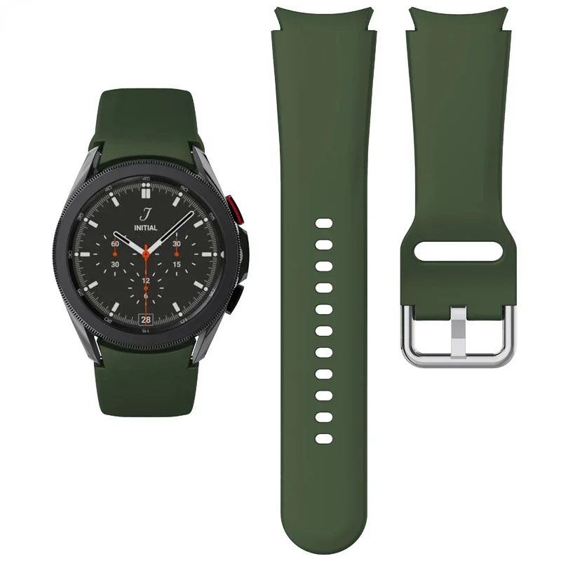 Premium 20mm Silicone Watch Strap - Versatile Bracelet Wristband