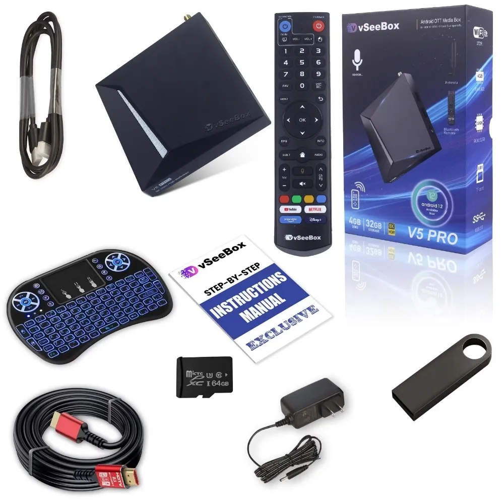 VSeeBox V5 Pro Live TV: Is It Really the Best Android TV Box for Global Live  Channels in 2024?