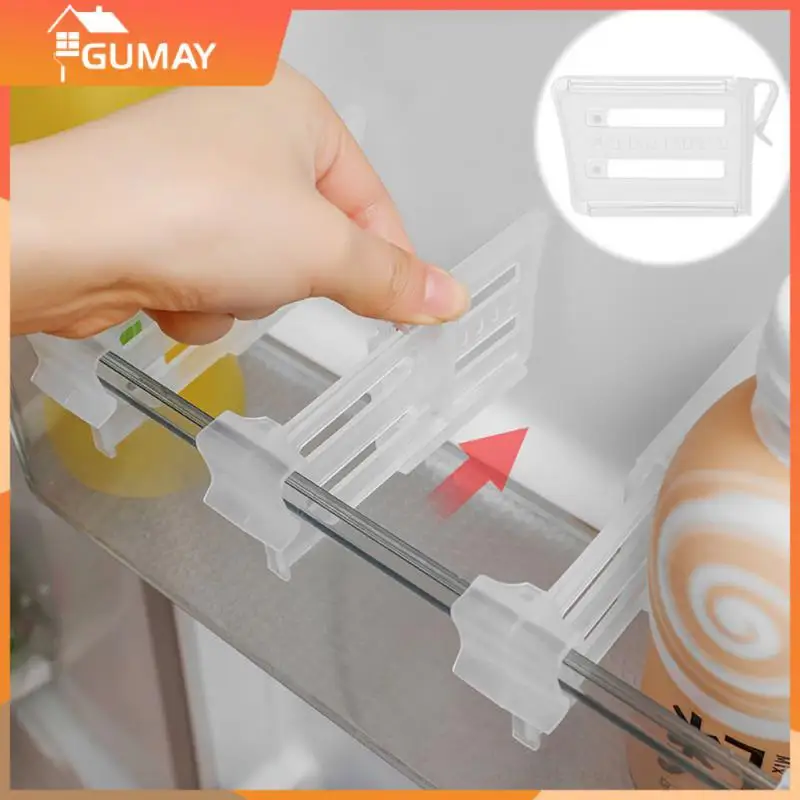 Refrigerator Partition Extendable Refrigerator Food Storage Rack Plastic Divider Storage Splint Kitchen Accessories