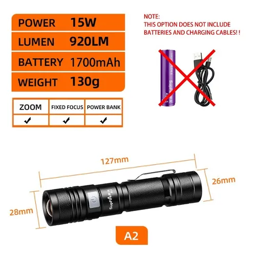 울트라 브라이트 LED 손전등, LED 핸드 램프 구슬, 방수 토치 줌, 풀 파워 방수 손전등, USB C 타입 랜턴 7