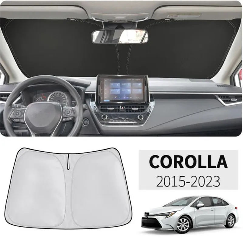 Car Windshield Sunshade For Corolla ALTIS E210 2019 2020 2021 Front Window Sunscreen Parasol Auto Sunshade Corolla Accessories