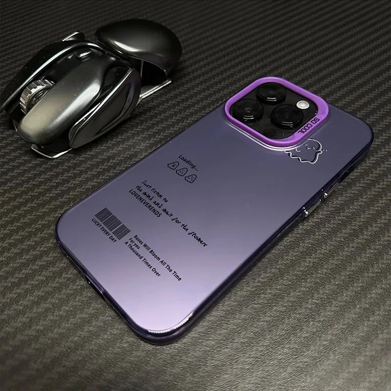 Elegant Senior Ghost Character Case - Sleek and Protective Cover Design