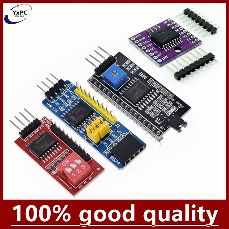 

PCF8574 PCF8574T I/O For IIC I2C TWI SPI Serial Interface Board Port LCD1602 LCD2004 Adapter Plate LCD Adapter Converter Module