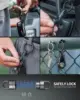 Quick Release Keychain, Titanium Detachable Magnetic Key Holder with 2/3inch D Ring for Car Key Fob,Safely Lock System 6