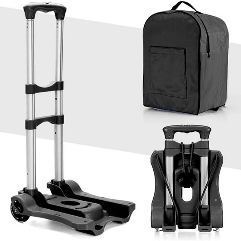 Carrello Multifunzionale Carrello Pieghevole For Ruote Da Sacco Pieghevole For Carichi Pesanti Da 40 Kg Carrello Pieghevole For Carriola Carrello For Bagagli Da Viaggio Carrello For La Spesa Portatile - Foto 7