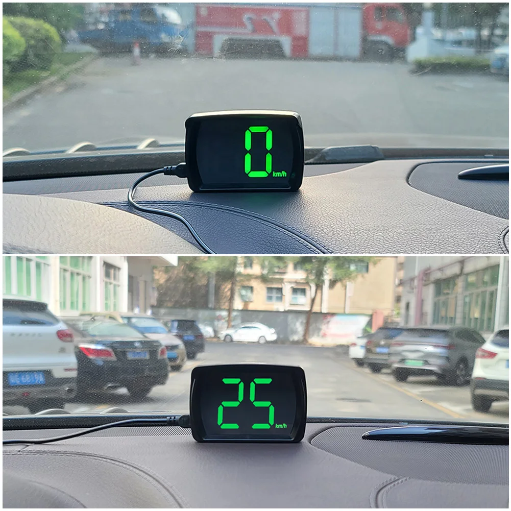 Digital Speedometer HUD with Dual Unit Display