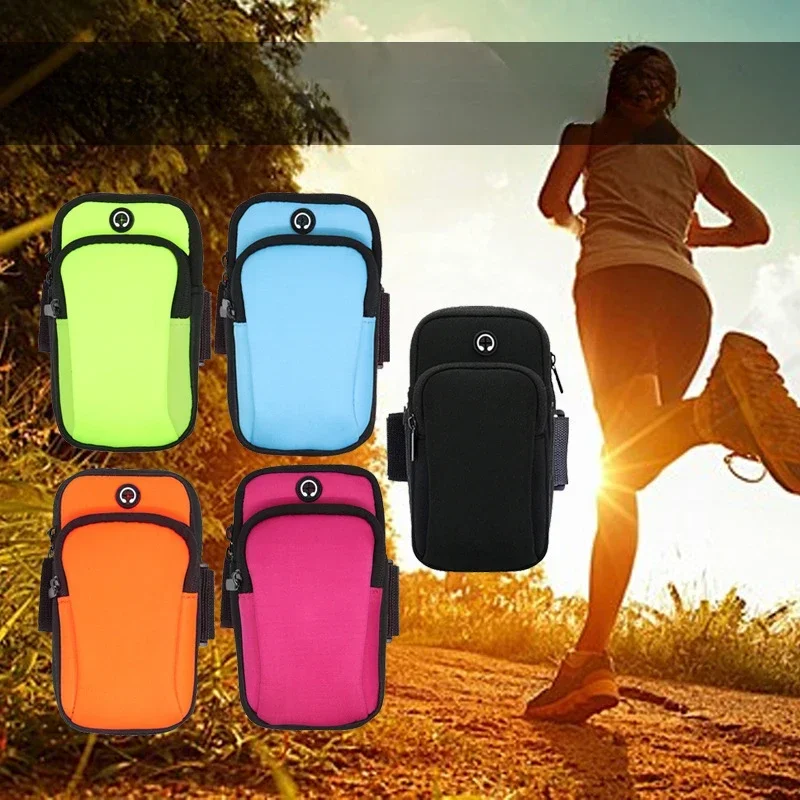 Phone Armband Mobile Phone Arm Band Sports Arm Bag Fitness Arm Bag Sports Running Arm with Bag Sleeve Running Arm with General Waterproof Outdoor Sports Mobile Phone for Men and Women