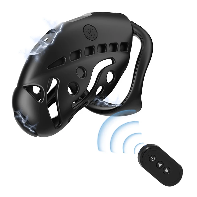 2.0 Intelligence Chastity Cage Men SM Conditioning Abstinence Plastic Penis Lock with Urethral Blockage Remote Control
