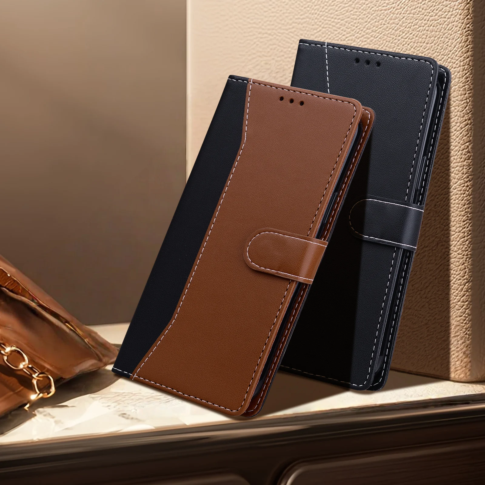 Magnetic Flip Leather Wallet Phone Case