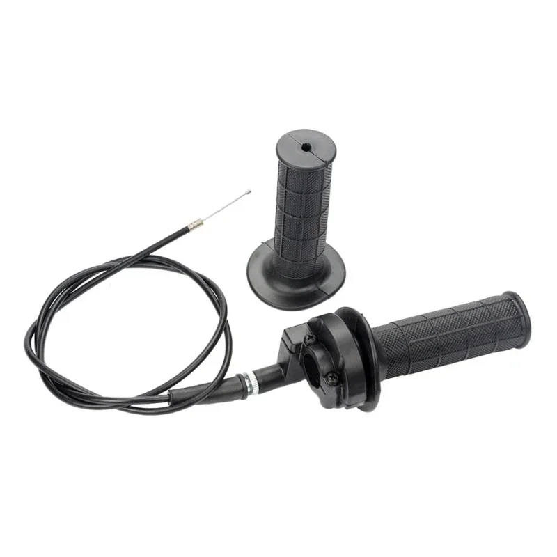 Motorcycle Hand Grip Set with Throttle Cable Comfortable