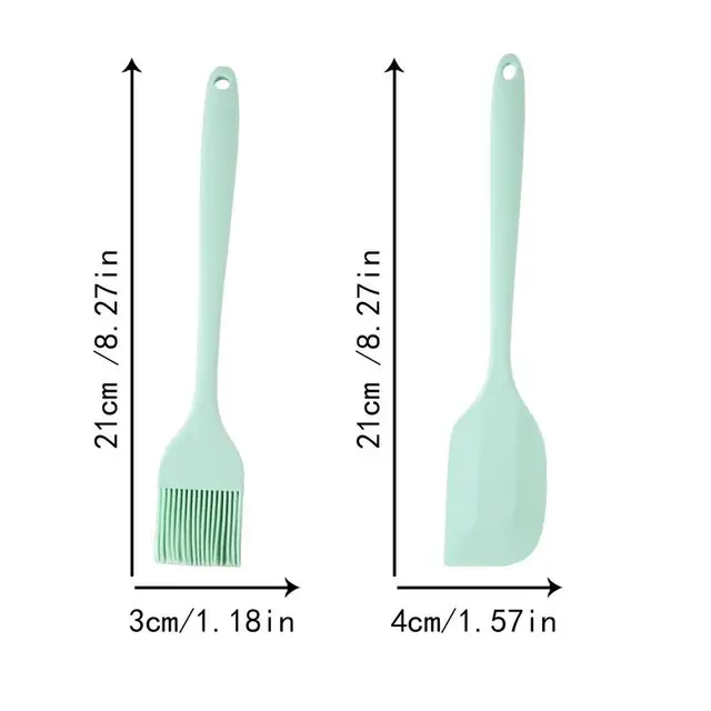 Olajkefe -Kaparó Szilikon Főzéséhez Főző Kaparó Hordozható Barbecue Desszertek Sütőolaj Pulyka Konyha - Image 6
