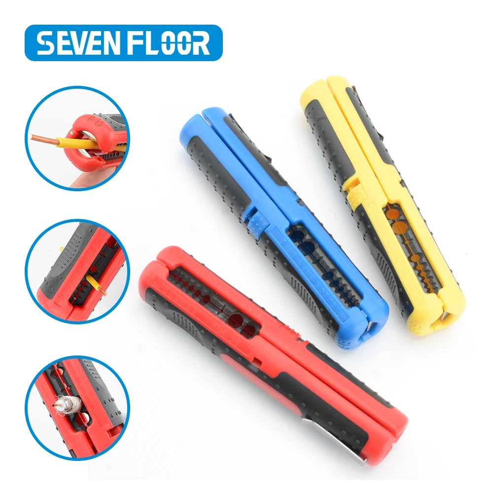 Multi-function Gear Grinding Stripper Coaxial Cable Stripper Wire Stripper Convenient Practical Easy to Carry Hand Tools