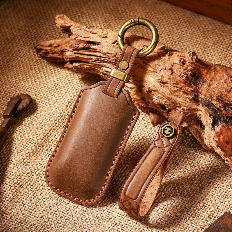 Suitable for AVATR 07 high-grade leather car key cover 24 new AVATR 11 car modification remote control key protection bag