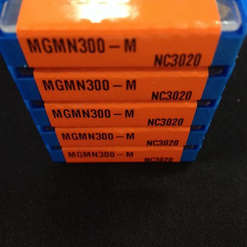 100% 품질 브랜드 헤드 카바이드 인서트 MGMN300-M, NC3020 터닝 플레이트, MGMN 300 그루브 커터, 스틸 및 스테인레스 스틸용 3mm
