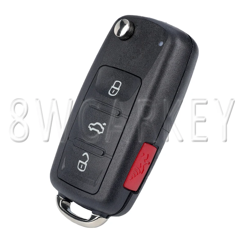 Car Key Shell Folding Remote Car Key Shell Case For VW Volkswagen Tiguan Passat CC Golf Mk6 SEAT for Skoda Octavia 5K0837 202AD Car Key