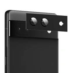 Google Pixel Lens Protector: Enhanced Rear Camera Protective Film with Metal Ring Cover (Google Pixel 6a)