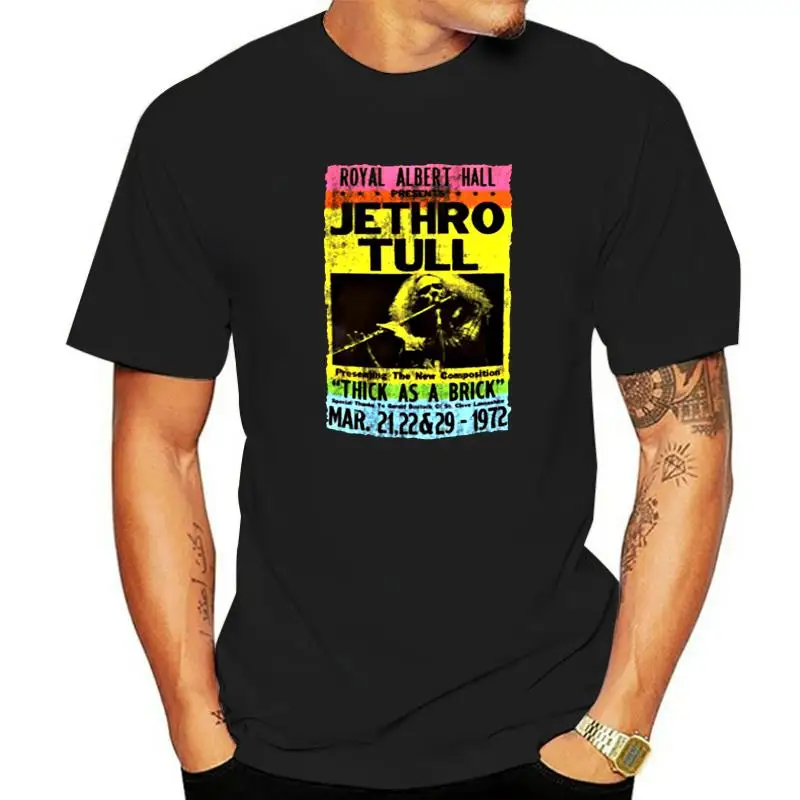 Jethro Tull Royal Albert Hall 1972 T Shirt S-2Xl New Impact Merchandise Magliette Traspiranti