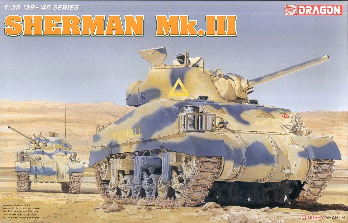 

DRAGON 6313 1/35 scale Sherman Mk.III TANK (Plastic model)