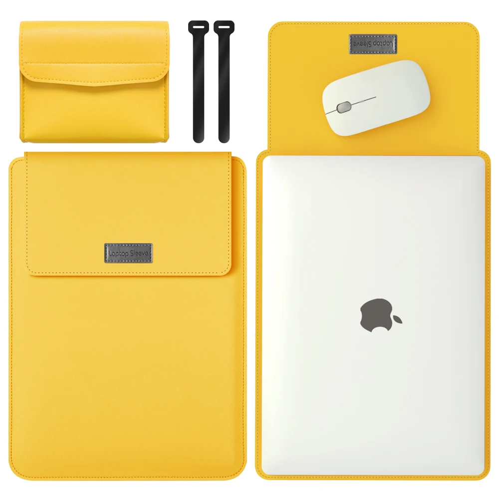 Capa de Bolsa para Laptop para Macbook Air Pro 13 m2 m1 Pro 14 16 Capa para Notebook Huawei hp Dell 13.3 15 15.6 2023