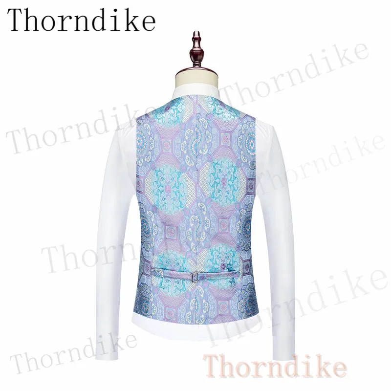 Thorndike 3 Pcs Set Blazers Pants Vest Men's Business Professional Classic Fashion Banquet Suits Coat Waistcoat