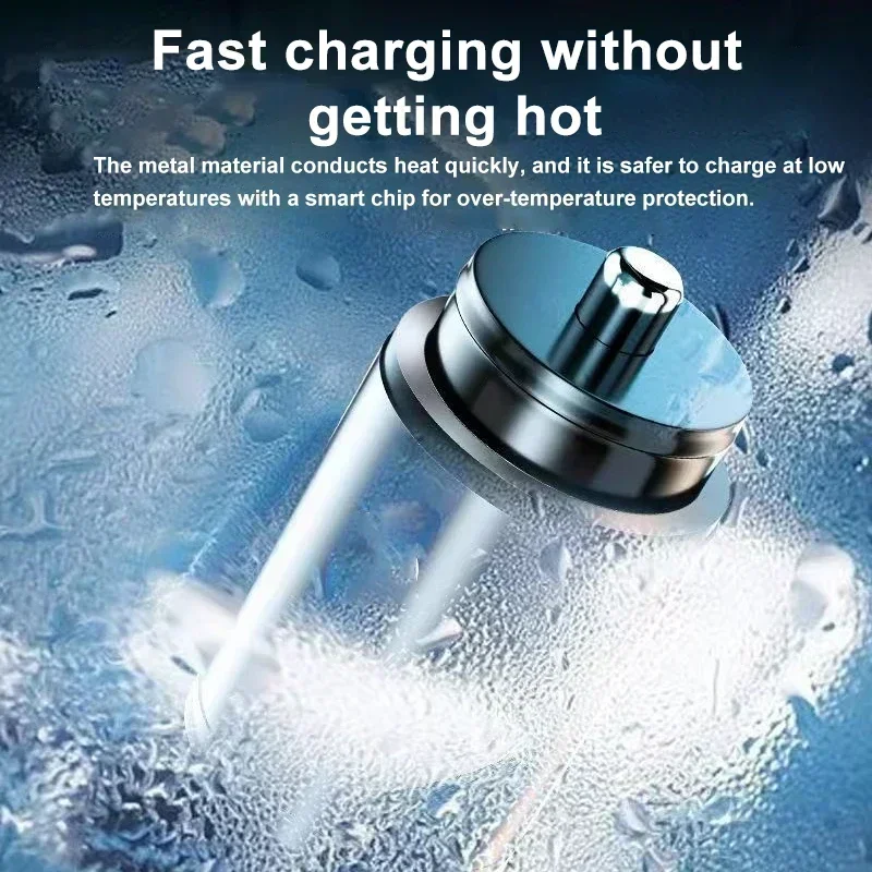 100W Mini Pull Ring Car Charger Dual USB Fast Chargingfor iPhone Huawei Xiaomi Samsung QC 3.0 Phone convenient Charger Adapter