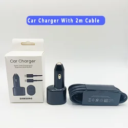 High - Power Dual - Port USB - C Car Charger with 45W Super Fast Charging - Car Charger and 2m