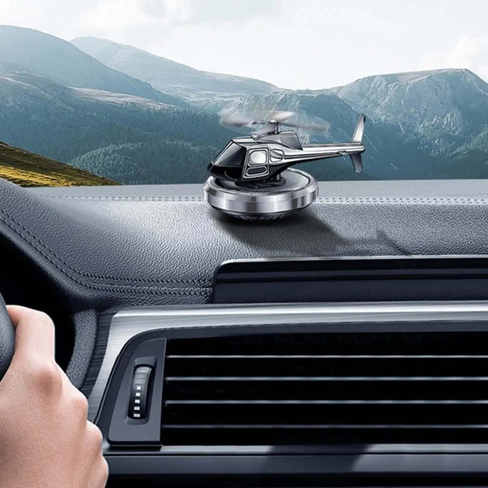 

Car Perfume Exquisite Helicopter Car Fragrance Air Perfume Solar Power Interior Decoration Car Aroma Diffuser