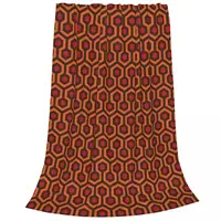 The Overlook Hotel Carpet Blanket Fleece Super Soft Sofa Throw Blankets For Couch Bedding Office Throws Bedspread Quilt 2