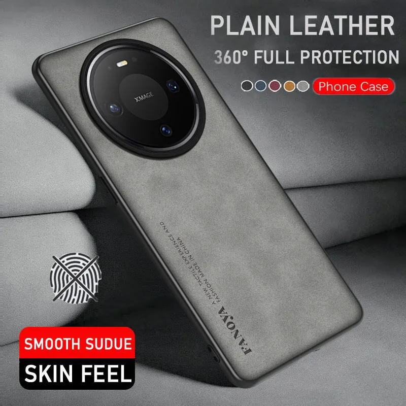 Leather Shockproof Protective Phone Case - Skin-Friendly Cover