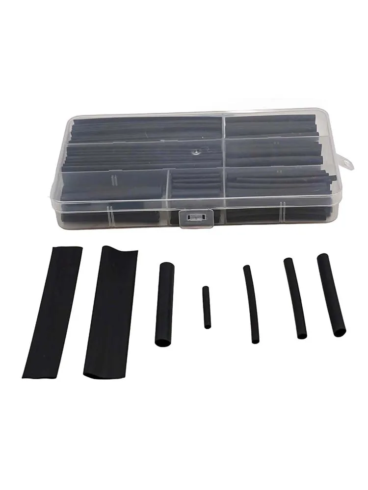 150pcs Black Heat Shrink Tubing Tube Sleeving Car Wire Wrap Heatshrink Accesorios Para Veh&iacute;culo Hot Sale Discount