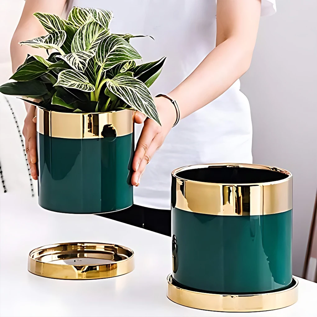 

Ceramic Flower Pots For Herbs And Vegetables Beautiful And Long-lasting Ceramics Materials Flowerpot