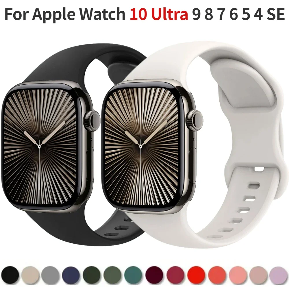 Premium Silicone Watch Band - Versatile Adjustable Strap Bracelet