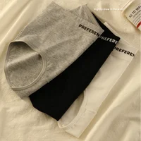 3PCS/set Color Panties Cotton Women Comfortable High-waist Underwear Soft Lingerie Breathable Female Panty Fitness Sports Briefs 5