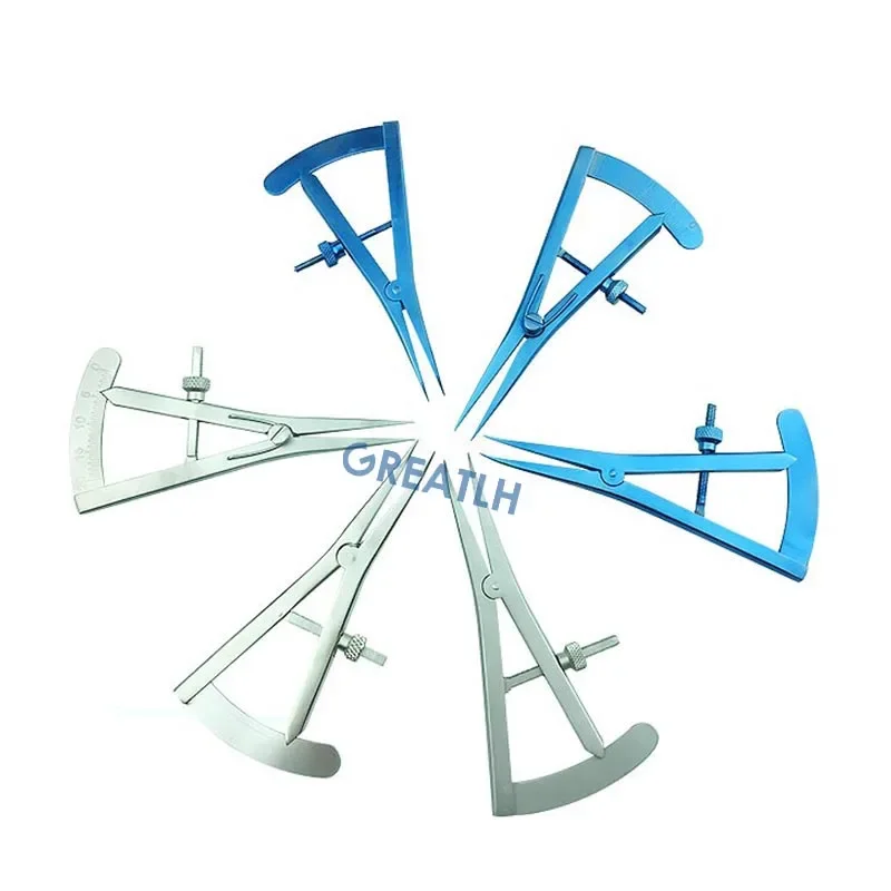 Veterinary Surgical Instruments Ophthalmic Microsurgical Scissors Ophthalmic Castroviejo Caliper Eyelid Calipers Titanium/stainles Steel Veterinary Eye Instrument