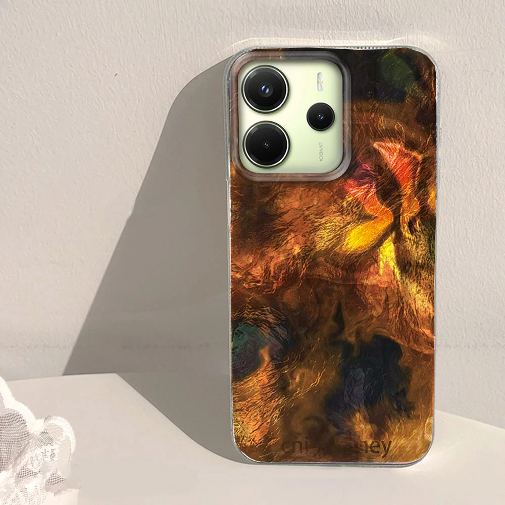 Elegant Black Brown Tortoiseshell Amber Phone Case Cover